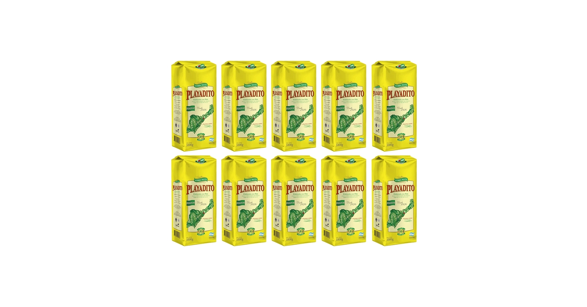 マテ茶 健康 Yerba Mate Playadito (2 x 1Kg) Amazon.com : Yerba Mate Playadito 10 PACK | 1 kg. / 2.2 lbs